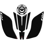 Resim GP Kompozit Yamaha R1 2015-2023 Uyumlu Tank Pad Seti Karbon 