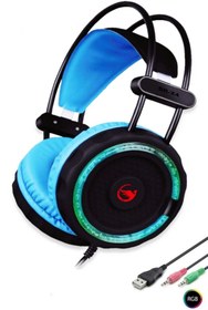 Resim Concord Mavi Sprange Sr-x4 Pro Işıklı Gaming Oyuncu Mikrofonlu Kulaklık 