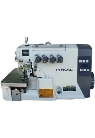 Resim Typical GN-7100-5HD Elektronik Direct Drive 5 Iplik Kot Iğne Pozisyonlu Overlok Dikiş Makinası 