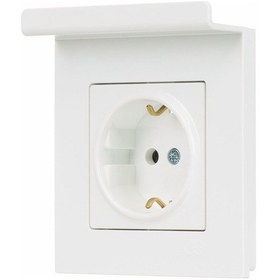 Resim Günsan Eqona Beyaz Pratik Telefon Tutucu Topraklı Priz 