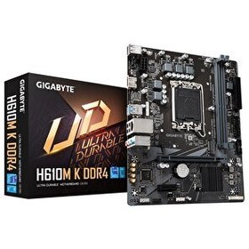 Resim Gigabyte H610M K 3200 MHz DDR4 M.2 1700p mATX Anakart 