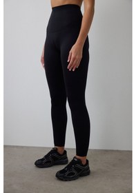 Resim Penti Siyah Extra Yüksek Bel Miracle Pop Up (Push Up) Tayt 