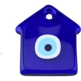 Resim Tahtakaletoptanci Cam Nazar Boncuğu Delikli Ev Modeli Büyük Boy 