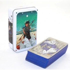 Resim MCM Group Metal Kutulu Tarot Kartı White Numen 