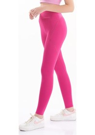 Resim Josejuan Kadın Karyoka Dikiş Detaylı Toparlayıcı Spor Tayt 7113-fuşya Fuşya 