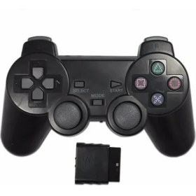 Resim Vigortrading Şeffaf Beyaz-Kablosuz Denetleyici Gamepad Şeffaf Renk 2.4g Titreşim Joystick Controle Gamepad Sony Ps2 Joypad Oyun Aksesuarları (Yurt Dışından) 