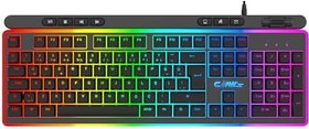 Resim Claw's Nova K1 360° Özelleştirilebilir Rgb & Yazılımlı Full Membran 104+7 Tuşlu Ekstra Multimedya/Rollover Ses Kontrol Mekanizmalı Gaming Klavye 