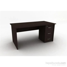 Resim Vena Nil Masa 3 Çekmeceli Sehpalı-Wenge 