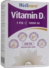 Resim Wellcare Vitamin D3 1000 Iu 30 Ml 