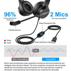 Resim Eksa H12E Usb Kulaklık - Siyah 