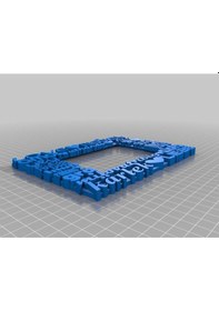 Resim Opencart Dünyada Aşk 3,5x5 Resim Çerçevesi Sadece Plastik Aparattır 