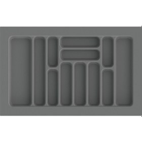 Resim 79x49 Cm Çekmece Içi Kaşıklık Gri 69,5/40 Cm Kadar Kesilebilir Kesim Yapılır Gri 