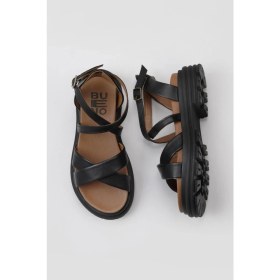 Resim Bueno Shoes Siyah Khv Deri Kadın Topuklu Sandalet 01WY8305 01WY8305 