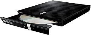 Resim Asus SDRW-08D2S-U LITE/BLK harici DVD/CD yazıcı, USB, ince tasarım 