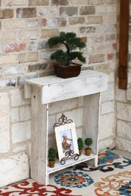 Resim Alyones Wayfair Collection 66cm Masif Ahşap Konsol Sehpa 