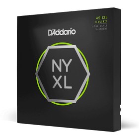 Resim Daddario NYXL45125 Bas Gitar Tel Seti | NYXL Nickel Wound, 5-Tel, .045-.125 