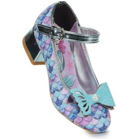 Resim Kiko Kids Deniz Kızı İnci Fiyonklu Simli Kız Çocuk Topuklu Abiye Ayakkabı Su Yeşili Su Yeşili 