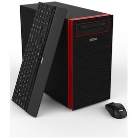 Resim Exper PC Flex DEX351 i3-10100 H410 8 GB 240 GB SSD OB Free Dos Masaüstü Bilgisayar 