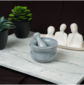 Resim Deconore Mermer Havan Gri 