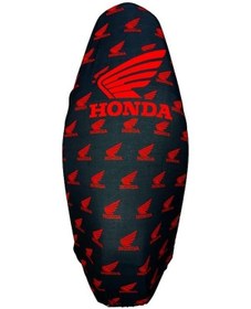 Resim Honda CBF 150 3D Koltuk Kılıfı Logolu Kırmızı 