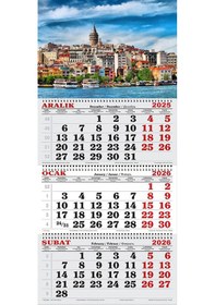 Resim 2026 Yılı Gemici Takvimi-boğaz Manzarası Ve Galata Kulesi 