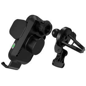 Resim Cc-20 Araç İçin Kablosuz Şarj Ve Telefon Tutucu - Hızlı Şarj, Tek Elle Kullanım 