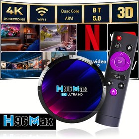 Resim TH96 MAX RK3528 Android 13 TV Kutusu, 4K/8K Destekli, Quad-Core ARM Cortex-A53 İşlemci, WiFi6/Kablosuz 5.0, HDTV Çıkışı - Akıllı TV için Android Medya Oynatıcı, Yayın ve Oyun - 16GB/32GB/64GB Modeller Mevcut, Ev Eğlencesi, Modern Uzaktan Kumanda, Yüksek Performanslı Donanım, Kompakt Tasarım, Sağlam Yapı, Film Severler İçin 