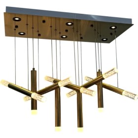 Resim Pulchino Eskitme Modern Avize Yemek Masası PLC-1258-AV-9E-YM 