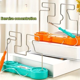 Resim Çocuklar için Mini Oyun Elektrikli Labirent Oyunu - Dikkat ve Dengesizlik Eğitimi, Renkli Tutaklar ile Interaktif Duyusal Oyun, Pille Çalışan Eğitim Oyuncakları, İnce Motor Becerileri ve Dikkat için, Dikkat Geliştirme Oyuncakları, Oynayıcı Tasarım, Dayanıklı Yapım 