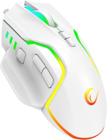 Resim Rampage Miracle M2 Usb Beyaz 8 Tuşlu RGB 7200dpi Gaming Oyuncu Mouse 