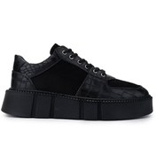 Resim Kemal Tanca Tamer Tanca Erkek Hakiki Deri Siyah Sneakers & Spor Ayakkabı 