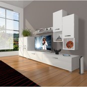 Resim Decoraktiv Eko 6da Mdf Std Tv Ünitesi Tv Sehpası - Parlak Beyaz 