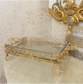 Resim İmren Collection Pirinç Gold Borcam Sunumluk 