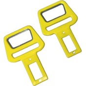 Resim Oto Emniyet Kemeri Klipsi Gazoz Açacaklı Sarı 2 Adet 