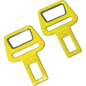 Resim Oto Emniyet Kemeri Klipsi Gazoz Açacaklı Sarı 2 Adet 