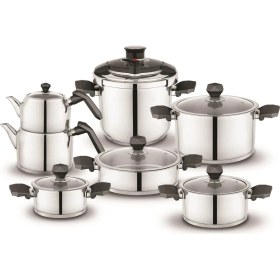 Resim Schafer Honor Çelik Çeyiz Seti 14 Parça Siyah 