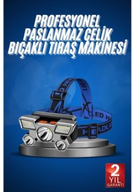 Resim Ucuztekno 5 Led Far Şarj Edilebilir Güçlü Kafa Lambası Kamp Lambası 4 Modlu Renkli 