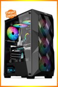 Resim IZOLY OnlyGunShoot Ryzen 5 2600 8GB 256GB SSD 320GB HDD RX 550 4GB Game Oyuncu Masaüstü Bilgisayar 