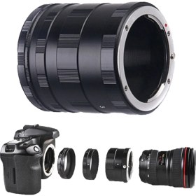 Resim Haskan Canon Dslr Fotoğraf Makinesi İçin Makro Uzatma Tüpü 