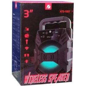 Resim Siyah KTS-1057 Işıklı Bluetooth Hoparlör Siyah 2 Yıl 