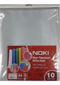Resim Noki A4 Hazır Defter Kabı Şeffaf 10 Lu 60160-10 