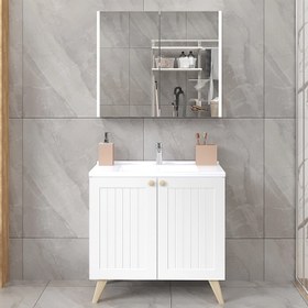 Resim Fly Mobilya Duru Banyo Dolabı 