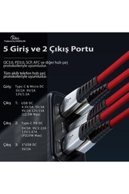 Resim Çınarcık Dev Powerbank 30.000 mAh PD 20W Hızlı Şarj 