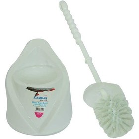 Resim Plastik Muhafazalı Tuvalet Klozet Fırça Takımı Karışık Renk Zp-152 