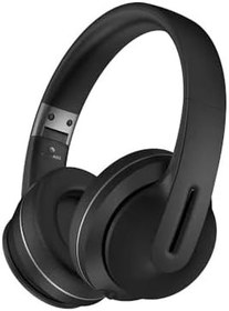 Resim teknosepetim Bluetoohtlu Kulaklık Şık Tasarım Extra Bass Katlanır Kablosuz Kulaklık 5.1 Bt Yüksek Bass Air Stereo Max (siyah) 