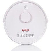 Resim Arnica ET13350 Akıllı Haritalamalı Moplu Navigasyonlu Hepa Filtreli Beyaz Robot Süpürge 