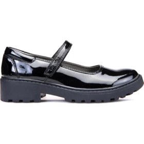 Resim Geox Kız Çocuk Siyah Casey Deri Maskülen Ayakkabı J6420p000hhc9999 