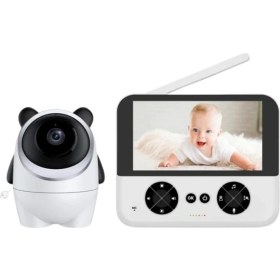 Resim 720P Hd Gece Görüşlü Kablosuz Bebek Kamerası Iki Yönlü Sesli 