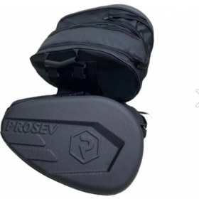 Resim Ebakbak Motosiklet Soft Sert Plastik Yan Heybe Takım Motor Tur Çantası 