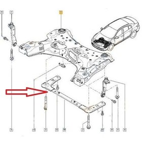 Resim Renault Grand Scenic 3 10/13 Motor Beşi Ği Ön Traversi Beşi K 